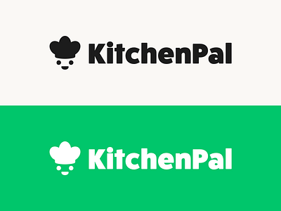 KitchenPal Logo chef cooking food logo plant based recipes vegan vegetarian