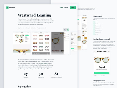 Rob Simpson Westward Leaning Case Study Page