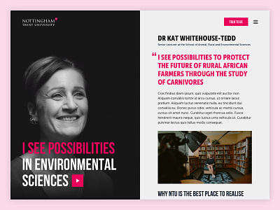 Nottingham Trent University Campaign Case Study Page