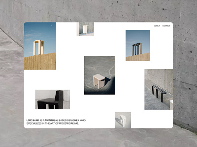 Loic Bard — 2021 dailyui dailyui 003 dailyui 100 designer portfolio ecommerce ecommerce design editorial fashion furniture furniture design minimalism suisse uidesign visual design