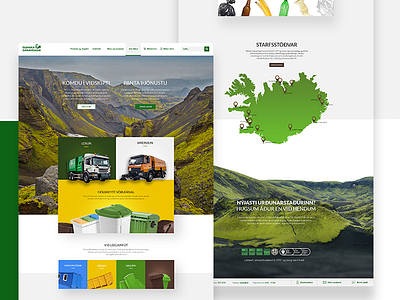 Web design for Icelandic Waste Management