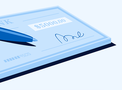 Check adobe illustrator blue check design drawing finance illustration illustrator macro vector