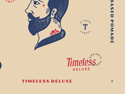 Timeless Deluxe 1.2 barber barzaly distress grooming pomade retro rugged vintage