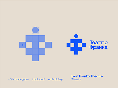 Logo Design for National Theatre branding design embroidery flag logo flat icon illustrator logo logodesign minimal minimalist logo theatre vector