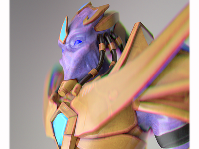 Creature Shading test 1 3d character concept creature lighting look dev redshift render shading texturing