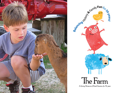 The Farm - Illustrations for kids branding design illustration kids line
