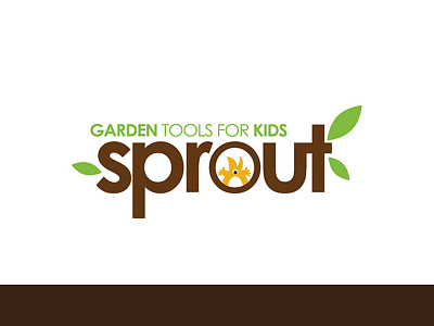 Sprouts branding icon By ce Designs branding garden icon kids kids line logo nature