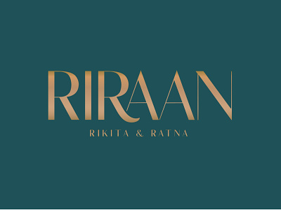 Riraan Couture Branding branding design fashion fashionbrand fashionlogo graphic design logo rebrand type typography typographylogo
