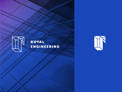 Royal Engineering architecture branding engineering identity logo monogram