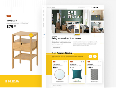 IKEA 2020 Concept bedroom design earth tones earthy ecommerce furniture furniture website green ikea interface interface design natural shopping ui ux user experience user interface ux web design website wood