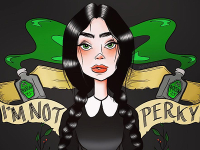 Wednesday Addams designs, themes, templates and downloadable graphic  elements on Dribbble