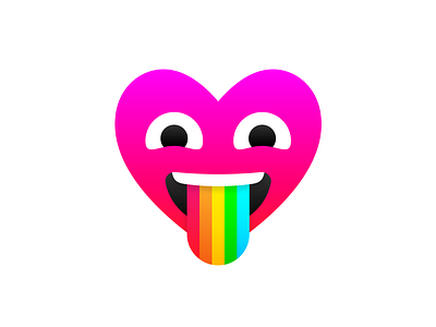 Pride Emoji 2 emoji gradient heart icon june lgbt lgbtq love pride pride month queer rainbow