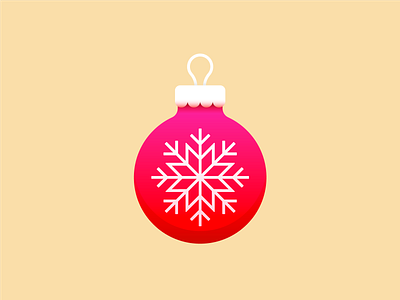 Ornament christmas christmas tree cold december festive gradient holidays ornament simple snow snowflake tree ornament