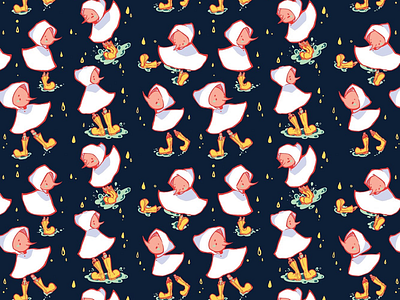 Rainy Days animation character character design pattern