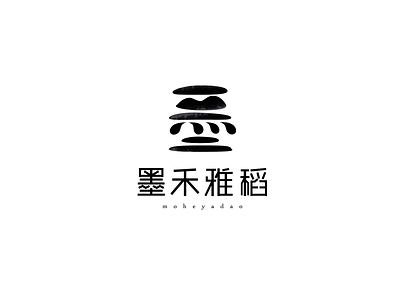 ink rice logo branding chinese logo oriental