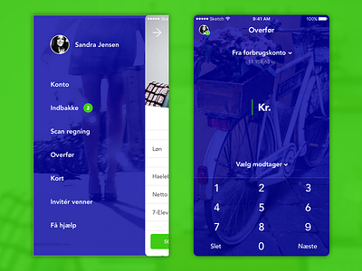 Nordea Mobile Concept – sidebar/transfer (3/3)