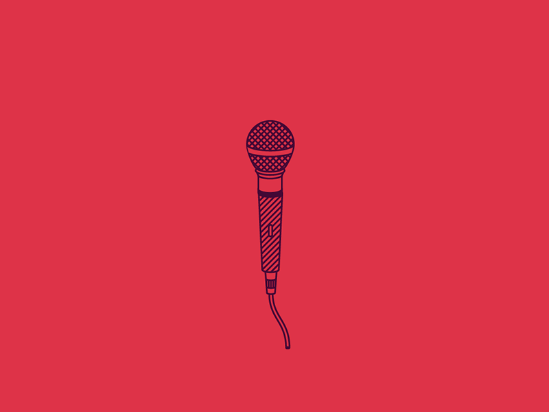Microphone | Exploded Diagram animation diagram explode exploded diagram gif mic microphone motion red