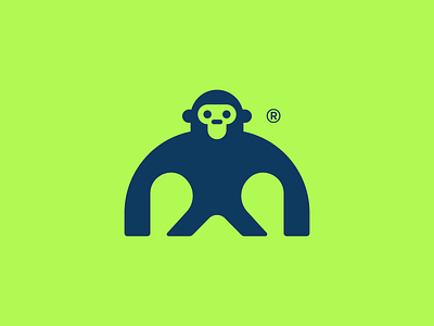 MonkeyFix animal branding cartoon color design gradient graphic green illustration iphone monkey vector zoo