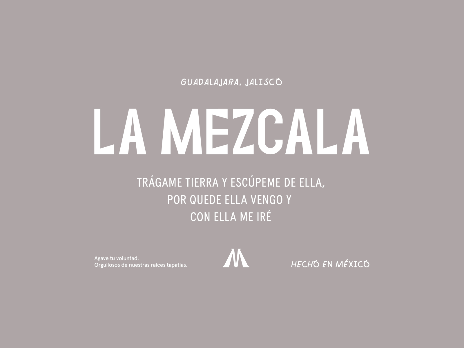 La Mezcala © Logotype by Víctor González on Dribbble