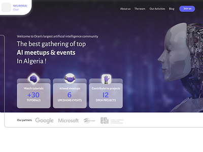 Neuronai.io - Landing page design