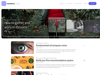 Neuronai.io - Blog home page