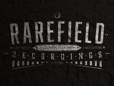 Rarefield Recordings | Logo Design 2018 branding florida gainesville graphicdesign identity logo music rarefield recording studio