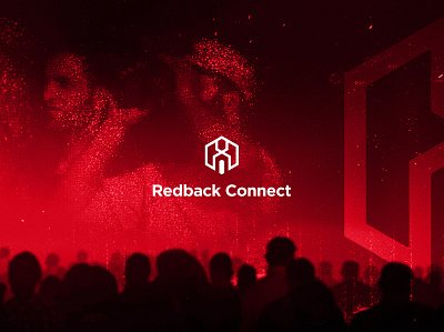 Redback Connect brand brand identity branding conference connect corporate graphic design hex hexagon logo logo design logo redesign logomark modern rebrand red redback redback connect redesign spider