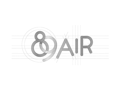 89 Air 89 air blackwhite branding fly logo structure