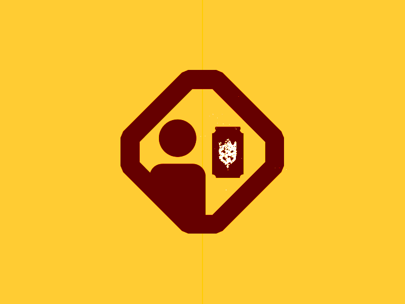Grain Hazard beer brown design distressed drinking grain icon iconography illustration series story symbol texture yellow