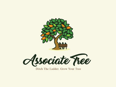 Associate Tree icon illustration logo