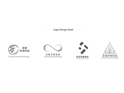 Logo Design Draft circle design environment infiniteloop logo triangle