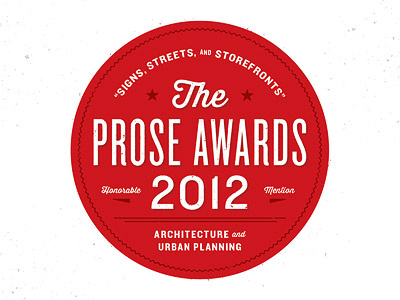 Prose Award 2012 2012 martin treu projekt projekt inc. prose awards red seal sean costik typography