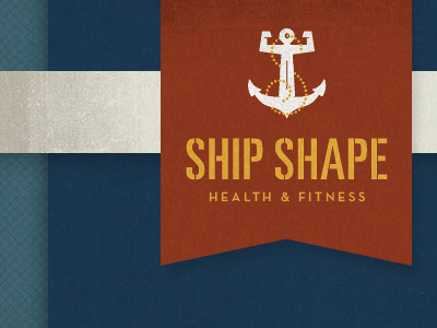 Ship Shape anchor branding flag logo projekt projekt inc. sean costik typography website