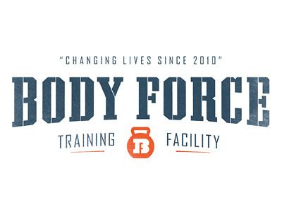 Body Force logo b body force f fitness kettlebell logo logotype projekt inc. sean costik workout