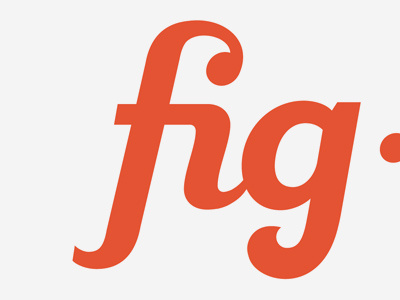 Fig fig figure it out ligature logo projekt projekt inc. red sean costik typography