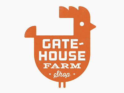 Gatehouse Farm Shop chicken farm gatehouse hen logo logo design projekt inc. sean costik shop