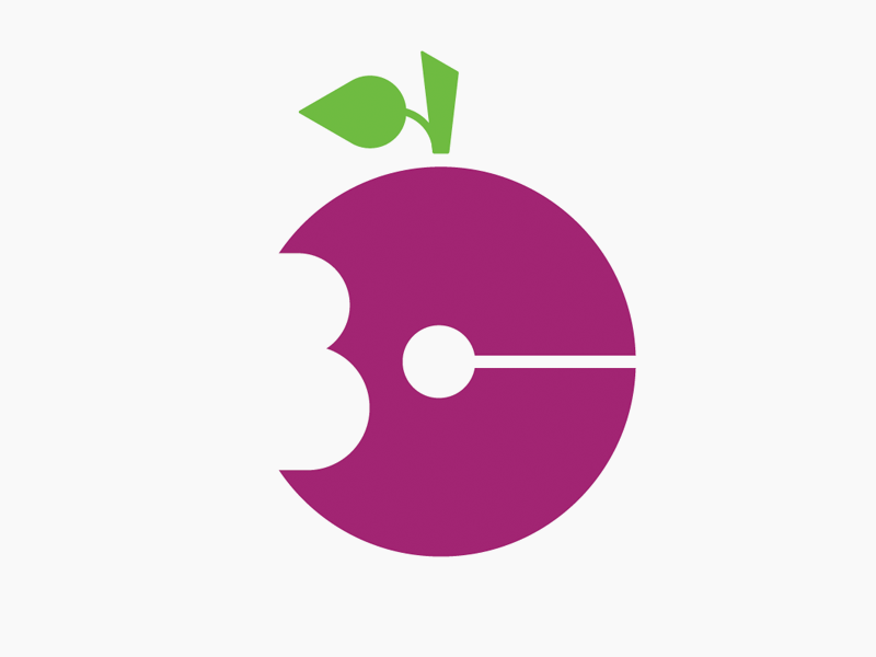 Logo concept (read description) apple b c fruit icon leaf logo mark plum projekt inc. sean costik