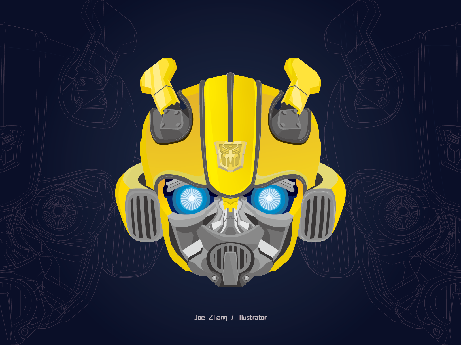 Bumblebee by Xiaofo on Dribbble