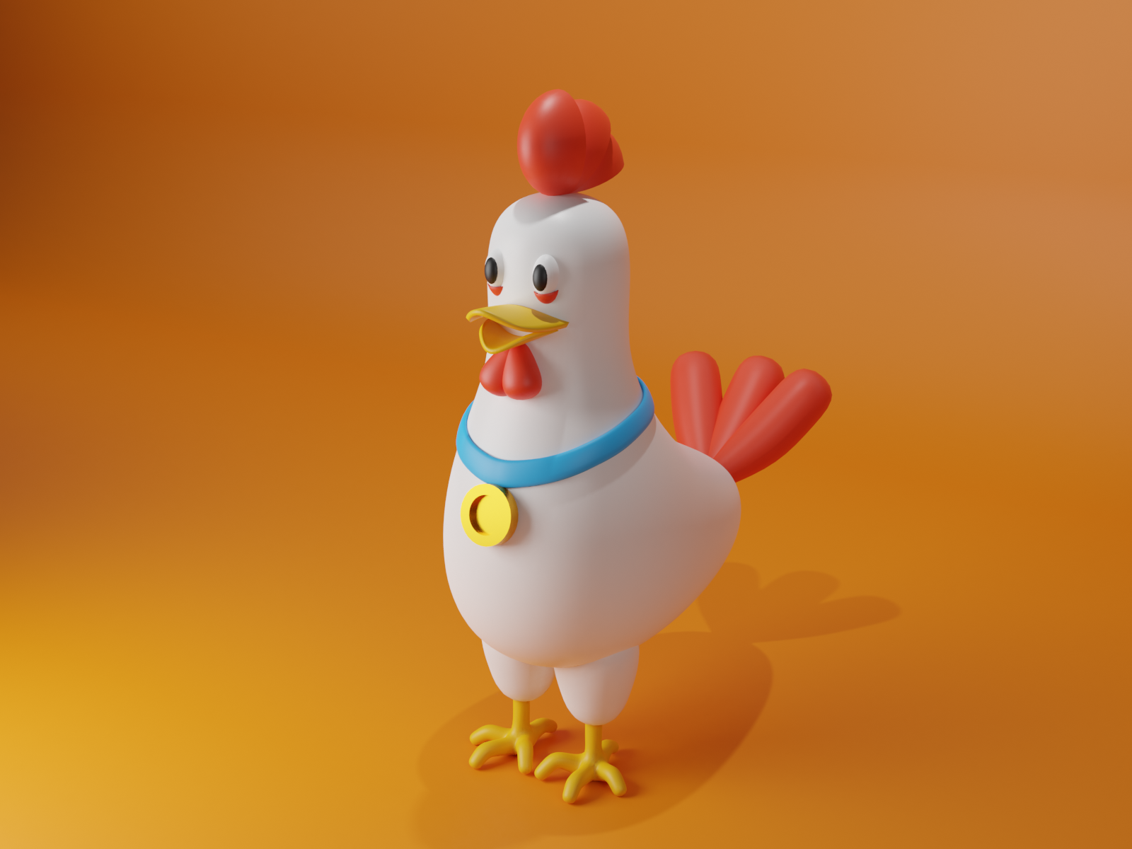 Cartoon chicken by Xiaofo on Dribbble