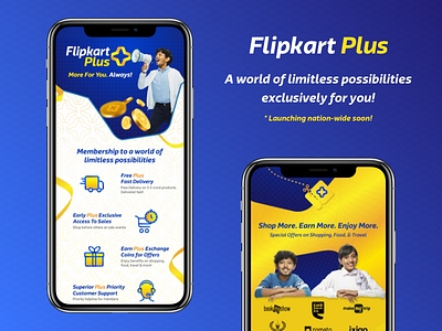 Flipkart Plus Teaser ad coins creative deals ecommerce exclusive flipkart iphone membership plus points subscription
