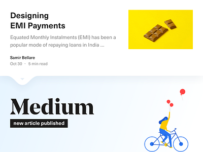 Designing EMI Payments (Medium Post) application article billion blog design ecommerce emi flipkart india installments medium mobile no cost emi payments photography shopping