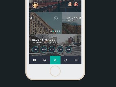 Social App UI app design flat home icons interface ios social ui ux