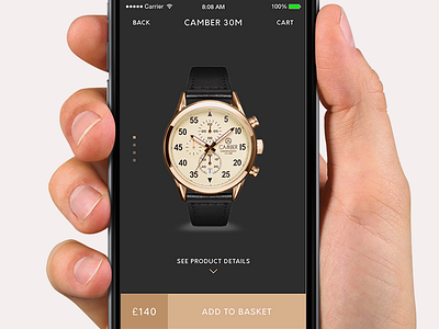 Watch App iOS app design ecommerce fashion ios ui ux watch