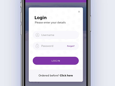 Login Modal app dailyui design experience feed flat home interaction interface ios login login form modal product social typography ui uidesign user ux