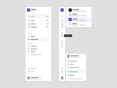Sidebar Navigation 🚀 app dashboard dropdown fintech left menu menu navigation sidebar ui ux web