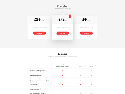 Fitness Web Portal - Training by Michal Parulski for Netguru on Dribbble