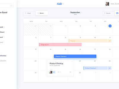 Trello Atlassian Calendar By Michal Parulski For Netguru On Dribbble