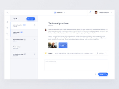 Robo Advisor - Message Center by Michal Parulski for Netguru on Dribbble