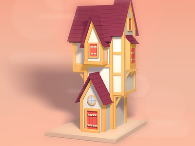 Medieval House cinema4d medieval house