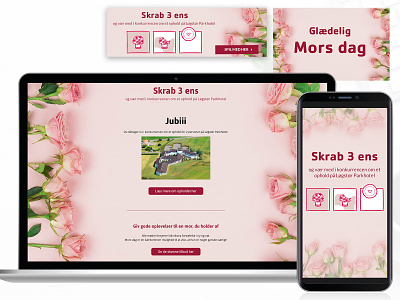 Mother's Day campaign branding design emailmarketing gamification graphics identity leadfamly morsdag mothersday some